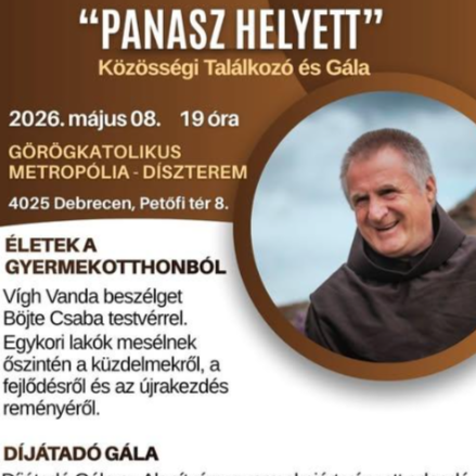 Panasz helyett – találkozó Böjte Csaba testvérrel Debrecenben